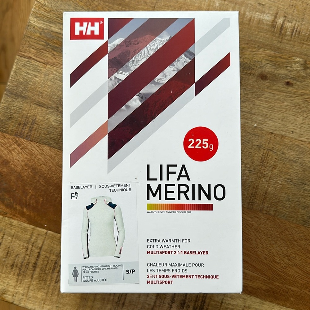 Brand new Helly Hansen Merino Wool Base Layer